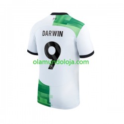 Camisola Liverpool Darwin Nunez 9 Homem Equipamento Segundo 2023-2024 Manga Curta